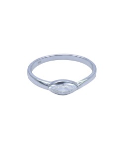Beautiful CZ With Silver Ring NSR-4175
